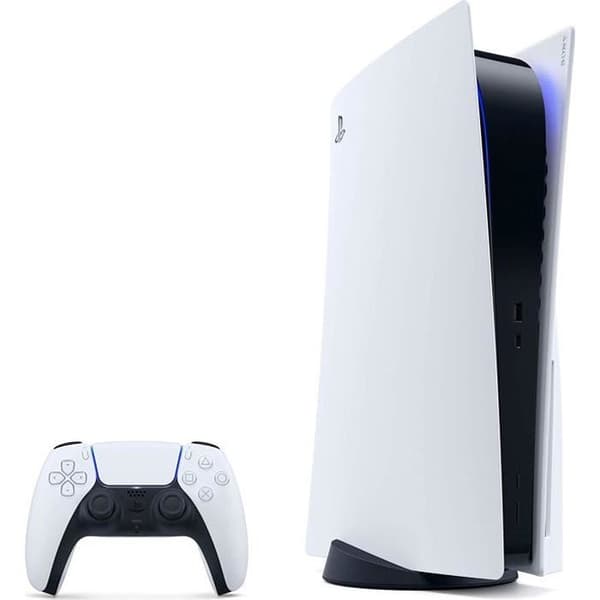 PS5 Sony PlayStation 5 Console - Standard Edition, 825GB SSD, 60FPS, 4K, HDR (Med enhet)- USED