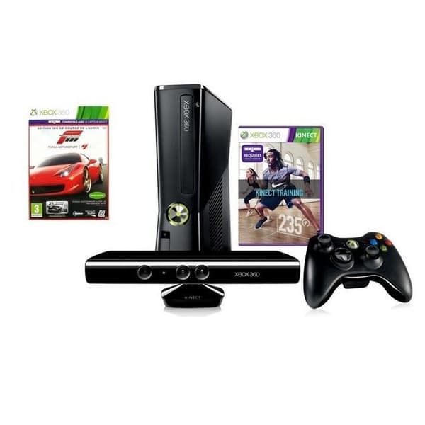XBOX 360 4GB + KINECT + NIKE + FORZA MOTORSPORT 4- USED
