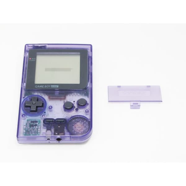 Konsol Bärbar - Nintendo - Game Boy Pocket - Lila Transparent - Retro - Kompakt- USED