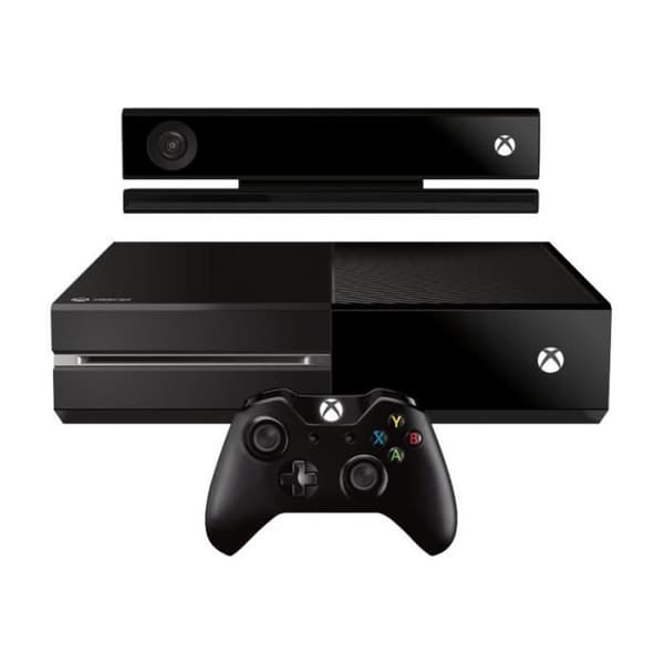 Konsol för salongen - Microsoft - Xbox One - 500 Go - Matt svart - Med Kinect- USED