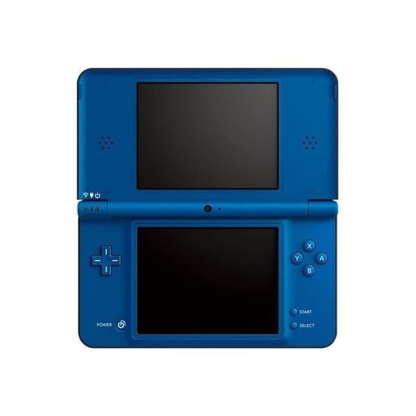 Nintendo DSi XL Midnight Blue Handheld Game Console Dr. Kawashima's Brain Training: Arts Edition- USED