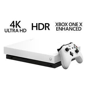 Konsol för hemmabruk - Microsoft - Xbox One X - 1TB - 4K HDR - Vit färg- USED
