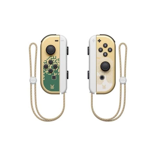 Nintendo Switch OLED-konsol The Legend of Zelda: Tears of the Kingdom HK-version UK-laddare + UK-FR-adapter- USED