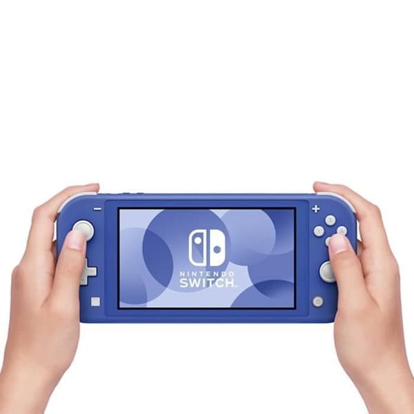 Bärbar konsol - Nintendo - Switch Lite - Blå - Original US-laddare - US-FR-adapter- USED