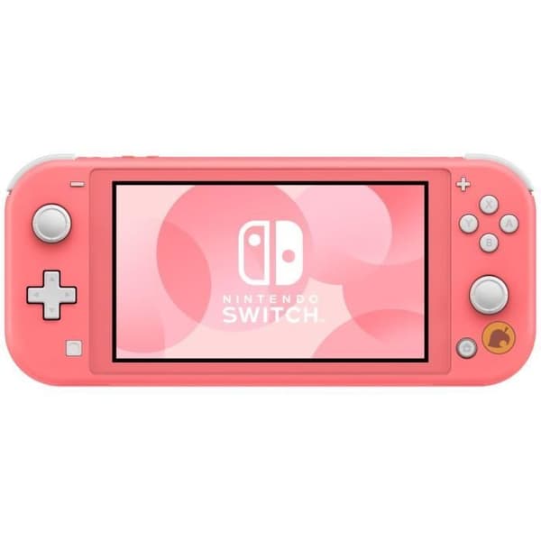 Nintendo Switch Lite handhållen konsol • Marie Hawaii Limited Edition + Animal Crossing: New Horizons (förinstallerad)- USED