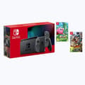Miniatyrbild 1 av 4: Pack Console Nintendo Switch med ett par grå Joy-Con + Mario Strikers: Battle League + Mario Strikers: Battle League- USED