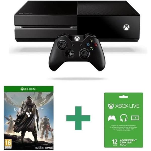 XBOX One Console + Destiny Game + Live 12 månader- USED