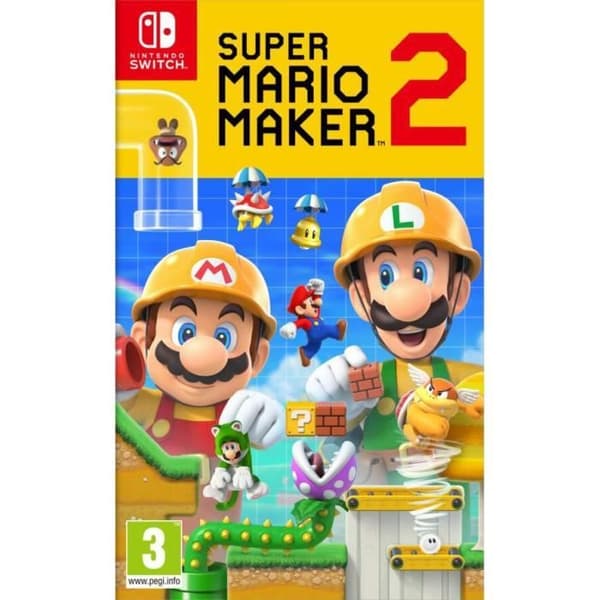 Nintendo Switch + Super Mario Maker 2-paket- USED