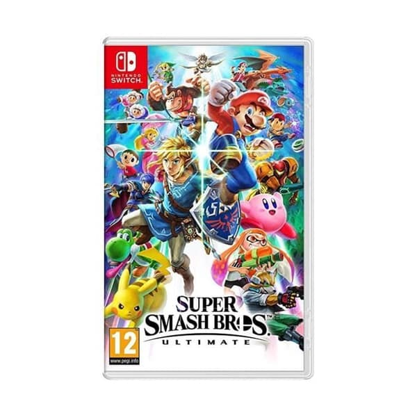Bärbar konsol - Nintendo - Switch Lite - Gul - Super Smash Bros Ultimate- USED