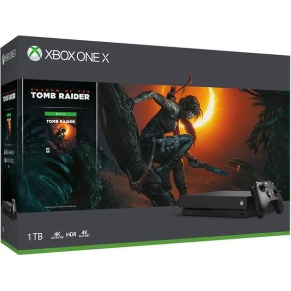 Xbox One X 1TB Shadow of the Tomb Raider- USED