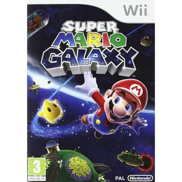 Konsol Wii Black "Mario Collection" 15 SPEL INGÅR- USED