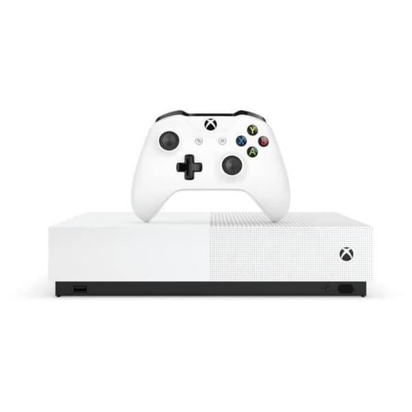 Xbox One S All Digital 1 TB + 3 Dematerialiserade spel (Minecraft, Sea of Thieves och Forza Horizon 3)- USED