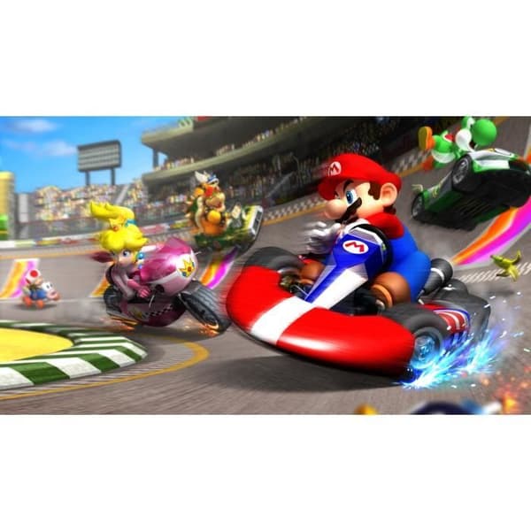 Nintendo Wii-konsol - Mario Kart 2-spelare - Svart - Samlare- USED