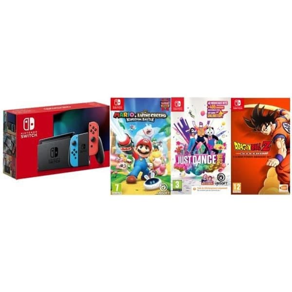 Bärbar konsol - Nintendo - Switch - 32 Go - Bluetooth - Mario- USED