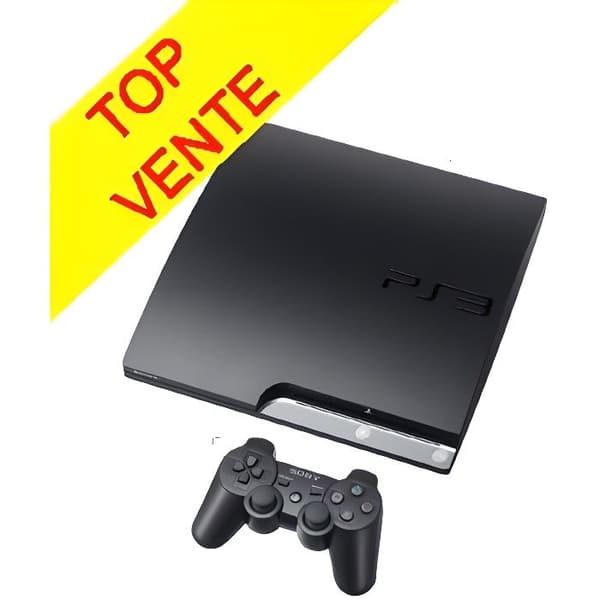 PS3-konsol 160 GB Svart / PS3-konsol.- USED