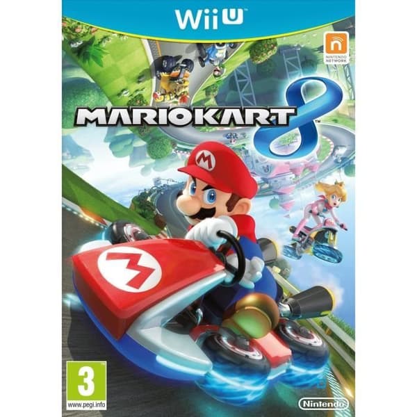 Premium Pack Wii U + Mario Kart 8 förinstallerad + Splatoon (i nedladdningskod)- USED
