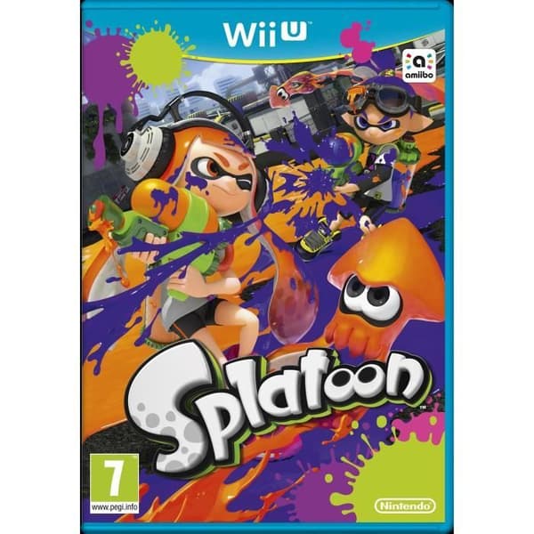 Premium Pack Wii U + Mario Kart 8 förinstallerad + Splatoon (i nedladdningskod)- USED
