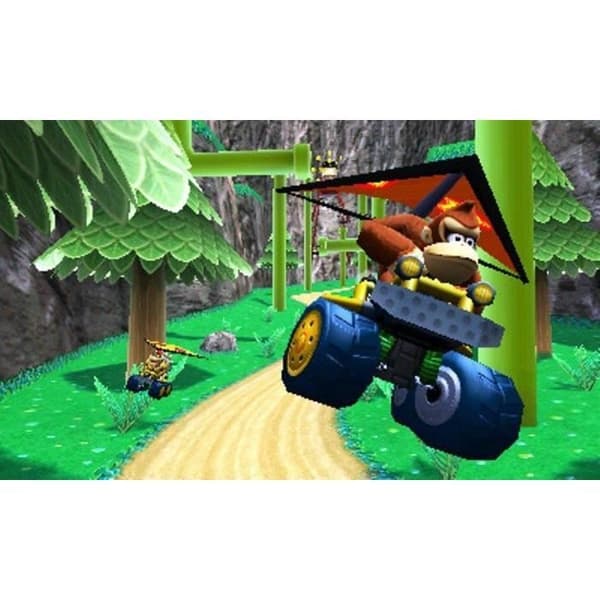 Vit 3DS XL-konsolpaket + Mario Kart 7-spel- USED