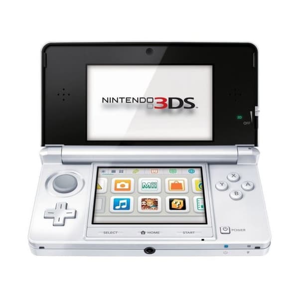 Bärbar konsol - Nintendo 3DS Arctic White - Special Edition - Elnät - 3DS-plattform- USED