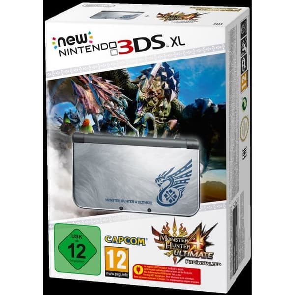 Nya Nintendo 3DS XL + Monster Hunter 4- USED