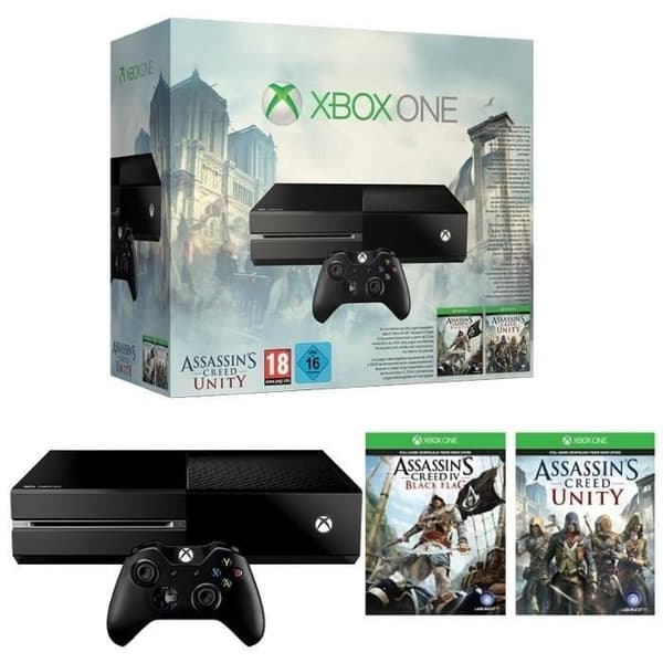 XBOX One Console + Assassin's Creed Unity Game- USED