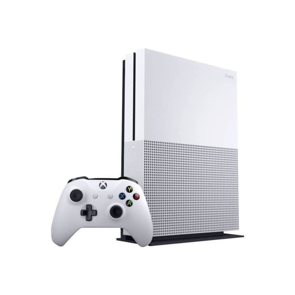 Konsol för vardagsrummet - Microsoft - Xbox One S Launch Edition - 2000 Go - 4K HDR - Förbättrad trådlös kontroller- USED