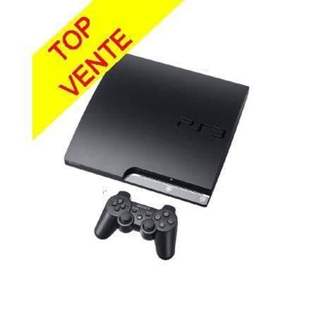 PS3-konsol 160 GB Svart / PS3-konsol.- USED