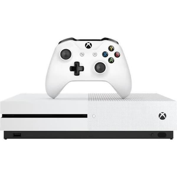 Xbox One S 1TB + Xbox trådlös handkontroll + 14-dagars Xbox Live Gold-testversion + 1 månads Xbox Game Pass-provperiod- USED