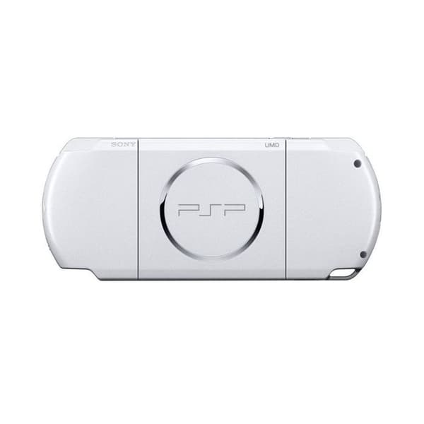 PSP 3000-konsol - Sony - Vit - Pack - Antireflexskärm - WiFi - TV-utgång- USED
