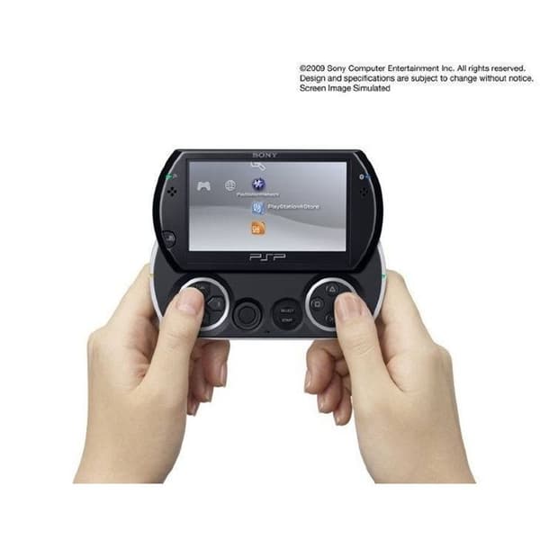 PSP GO CONSOLE! Svart/PSP-konsol- USED