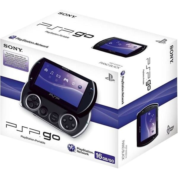 PSP GO CONSOLE! Svart/PSP-konsol- USED