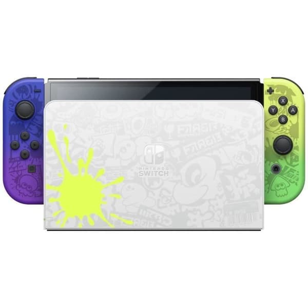 Nintendo Switch-konsol - OLED-modell • Splatoon 3 Limited Edition- USED