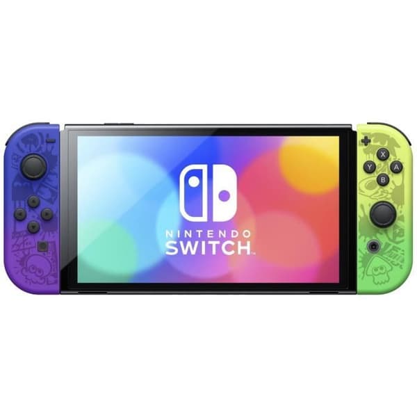 Nintendo Switch-konsol - OLED-modell • Splatoon 3 Limited Edition- USED