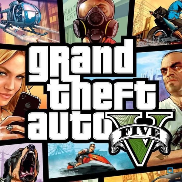 PS3 500 GB Slim Console Pack + GTA V-spel- USED