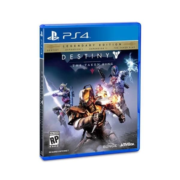 PS4 500 GB svart konsol - Sony - Destiny: The Taken King - 1 handkontroll max - Pack- USED