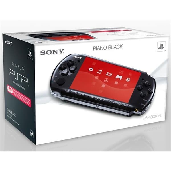 Konsol Sony PSP 3000 Slim &amp; Lite Black Base Pack- USED