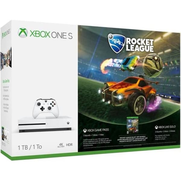 Xbox One S 1TB Rocket League- USED