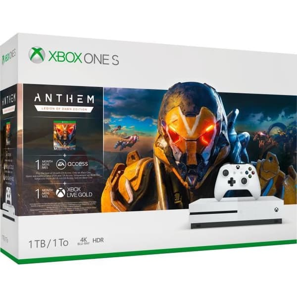 Xbox One S 1TB Anthem- USED