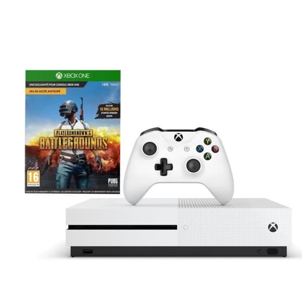 Xbox One S 1TB SPELARKÄNDA STRÄMPLIGA GRUND- USED