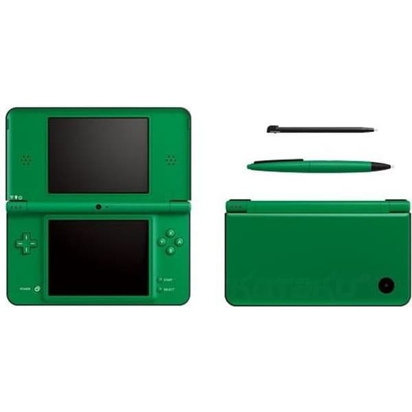 Bärbar konsol - Nintendo - DSi XL Grön - Stora skärmar - Hjärnträning och 6 i 1 ordbok- USED