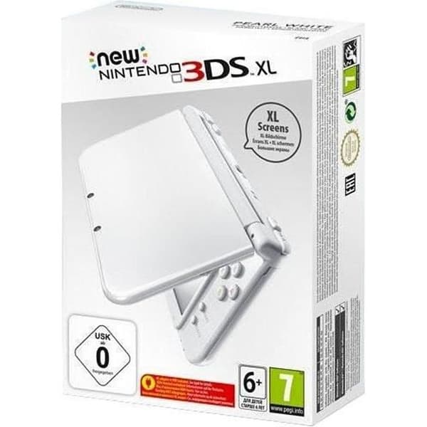 Bärbar konsol - Nintendo - Ny 3DS XL White and Pearl - 4,88 tums 3D-skärm - 4,18 tums pekskärm- USED