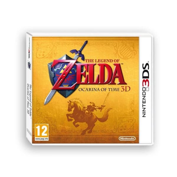 Bärbar konsol - Nintendo - 3DS Noire-samlare - The Legend of Zelda - Ocarina of Time 3D - Jubileumspaket- USED