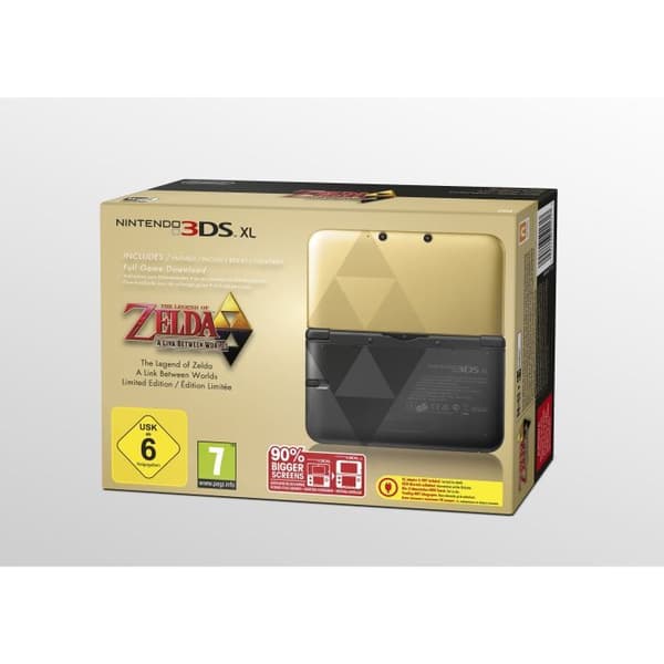 Bärbar konsol - Nintendo - 3DS XL begränsad upplaga The Legend of Zelda - Svart- USED