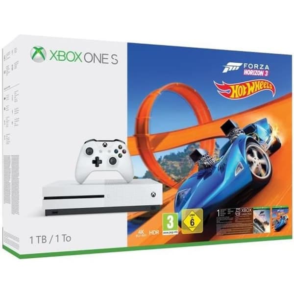 Xbox One S 1TB Forza Horizon 3 Hotwheels- USED