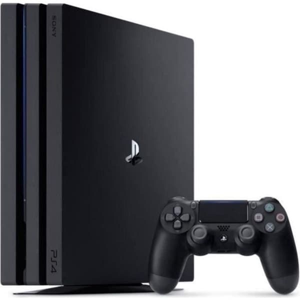 Sony PlayStation 4 Pro 1 TB-konsol + handkontroll - Svart - Renoverad - Mycket bra skick- USED