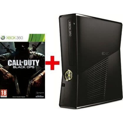 XBOX 360 4GB + CALL OF DUTY BLACK OPS- USED