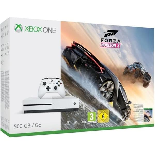 Xbox One S 500GB Forza Horizon 3- USED