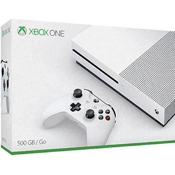 Konsol Microsoft XBOX ONE 500Go Vit - Renoverad - Utmärkt skick- USED