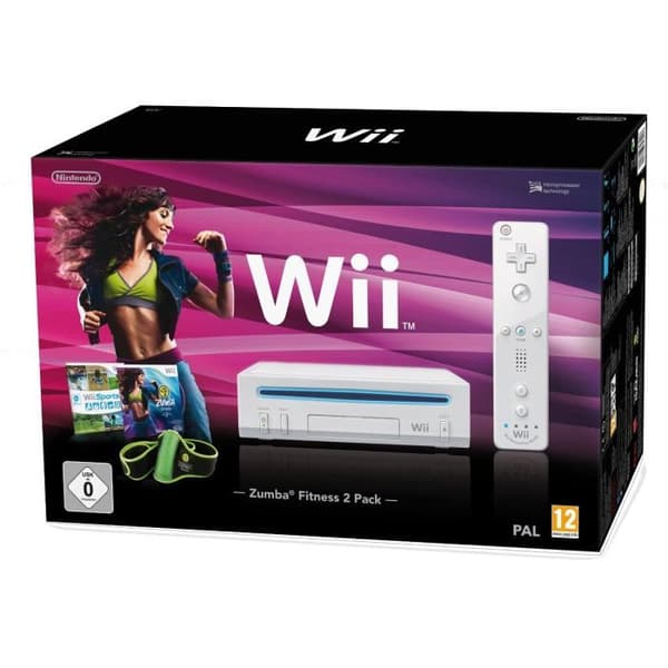 Pack Wii Zumba Fitness 2 VITT PACK (Begränsat)- USED
