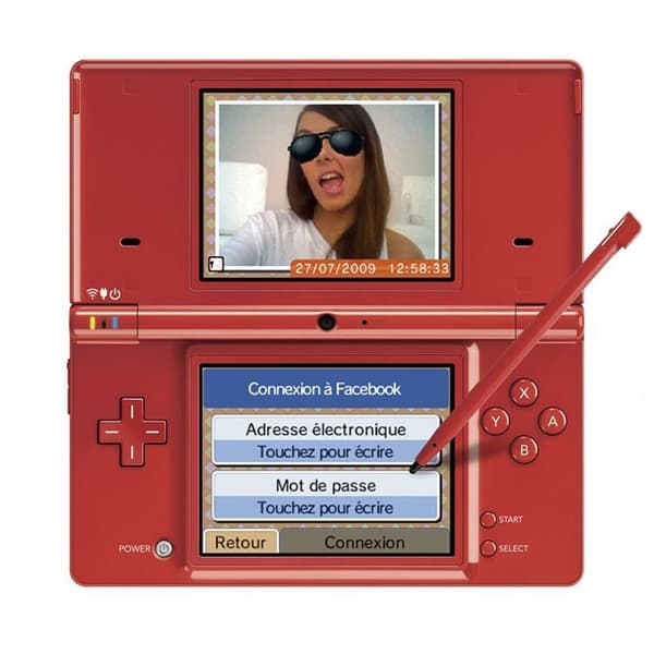 NINTENDO DSi RÖD KONSOL- USED